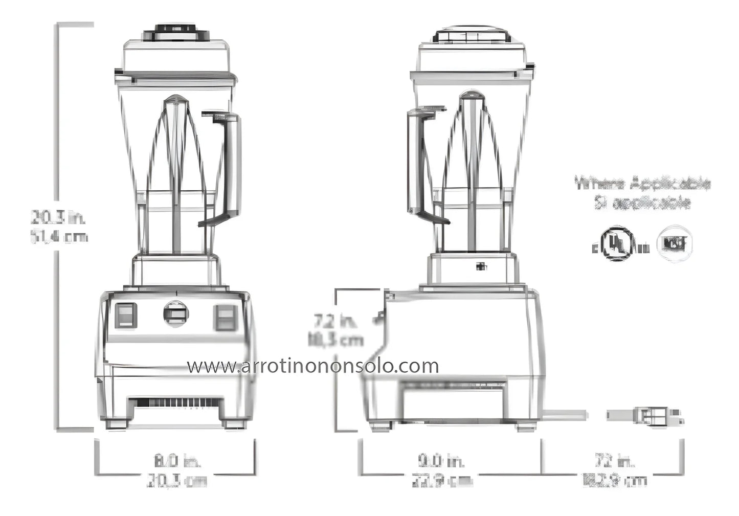 Vitamix professionale Vita Prep 3 VTXVP3