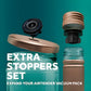Airtender set di sei tappi persottovuoto da vasi o bottiglie