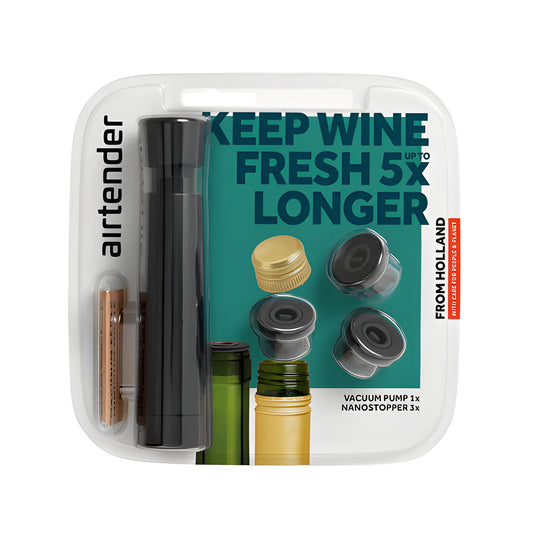 Airtender set per sottovuoto bottiglie "Wine Vacuum Pack"