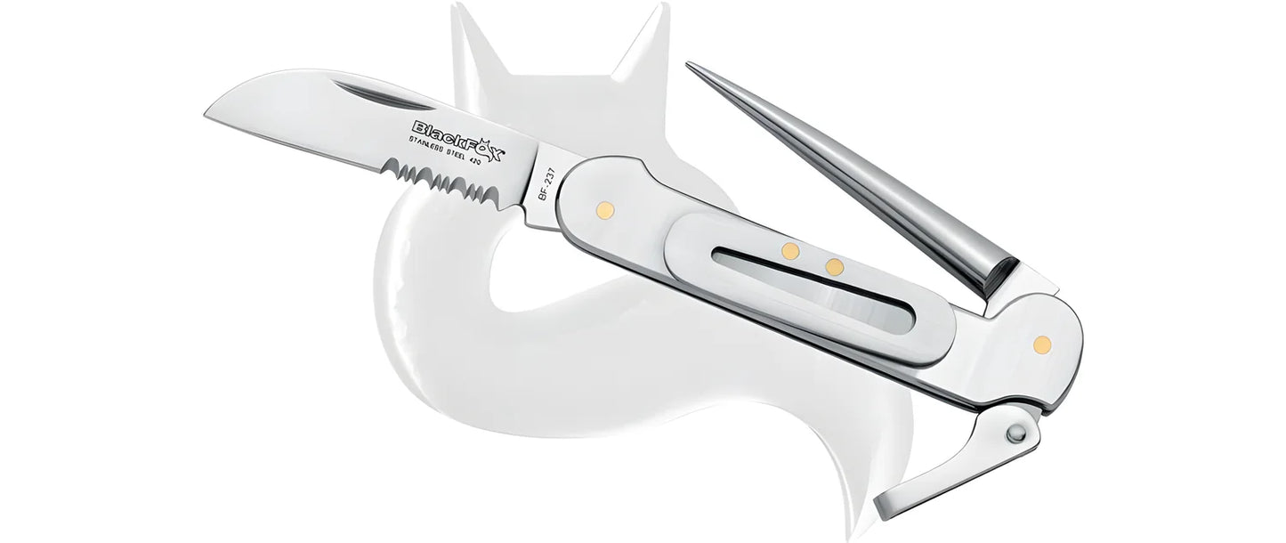 Coltello da Marinaio per Barca adatto per Cime Black Fox BF-237