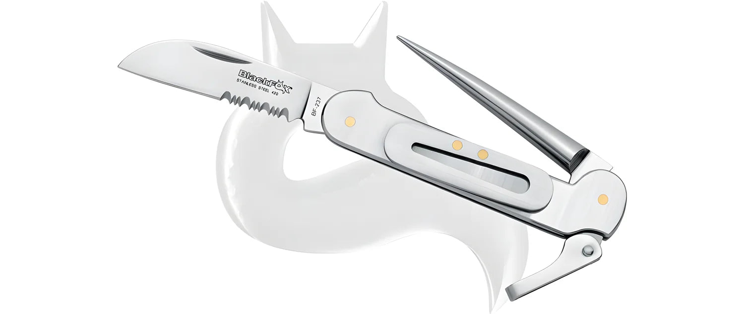 Coltello da Marinaio per Barca adatto per Cime Black Fox BF-237