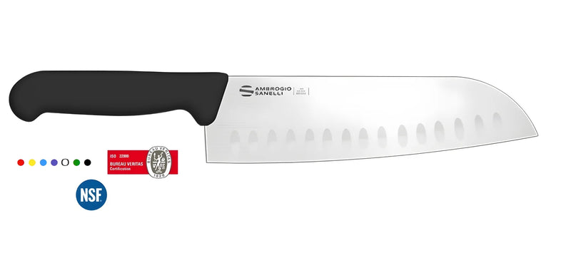 Sanelli Ambrogio  coltello professionale Santoku alveolato Supra 20 cm SC50 020