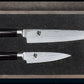 Kai Shun set di due coltelli damascati DMS-210, lo Spelucchino classico DM-0700 e il Coltello universale DM-0701