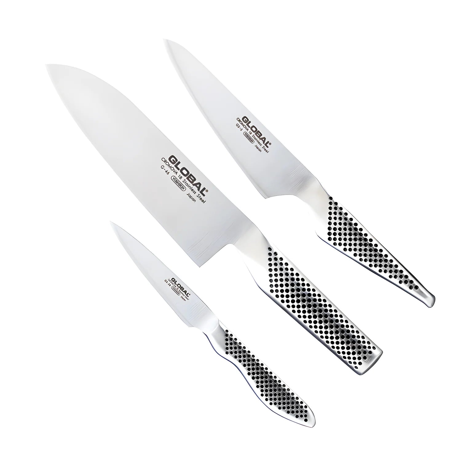 Global set di tre coltelli (G-46/GS-03/GS-38) CM 18/13/9 - G-46338