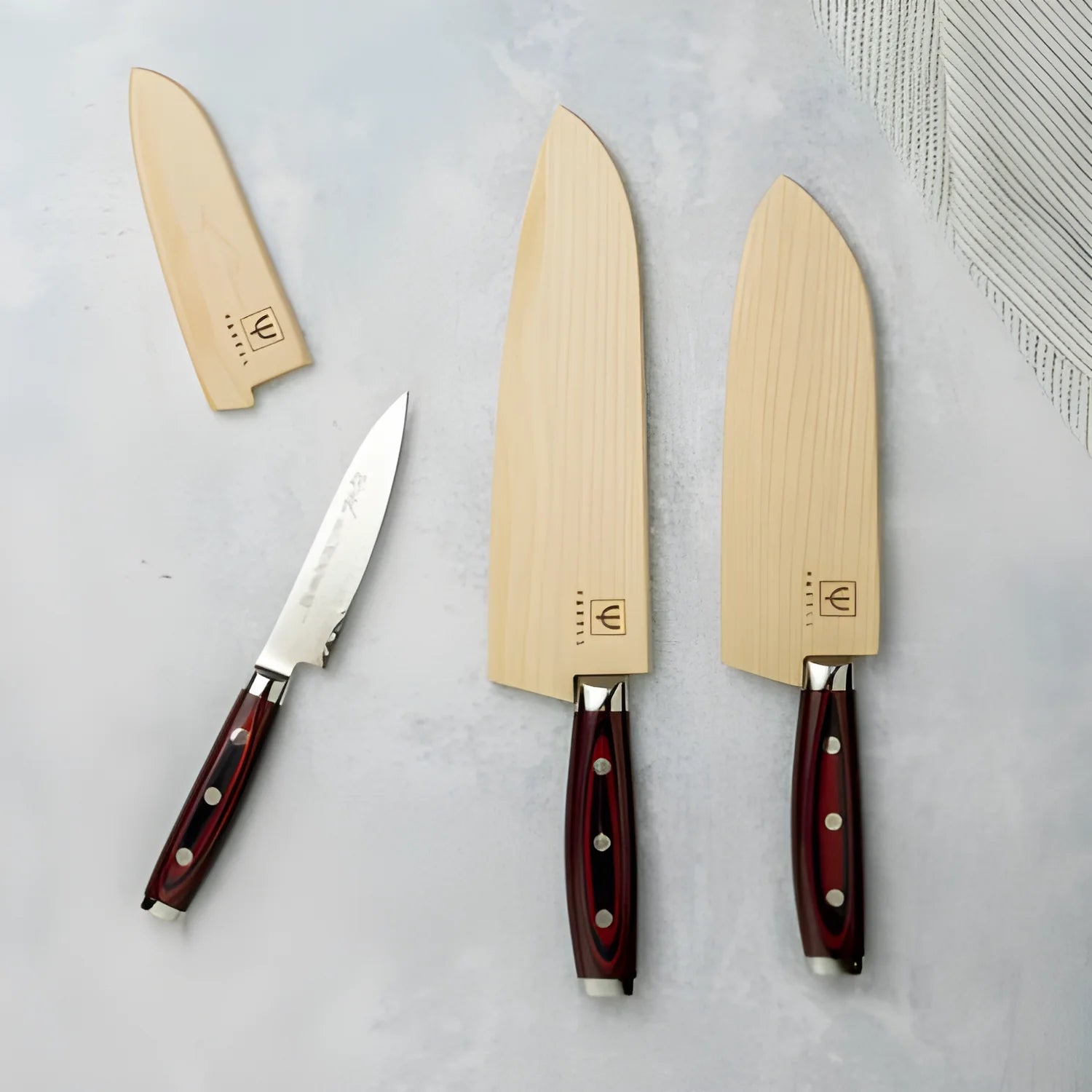 Yaxell Custodia in Legno d'Acero per Coltello da Cuoco – Lama 20 cm