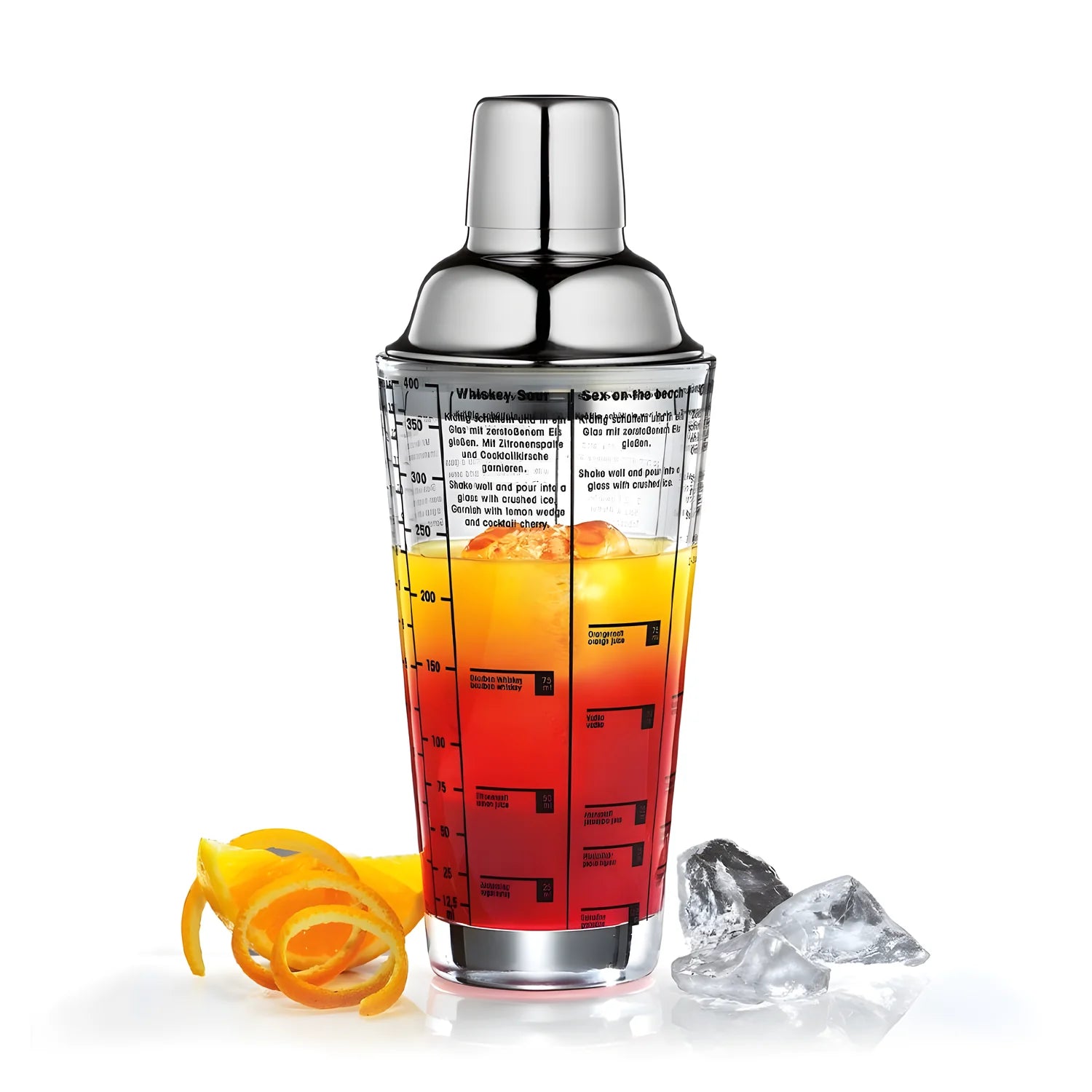 Cilio Set Barman Cosmopolitan 5 pezzi essenziali cocktail ml 400