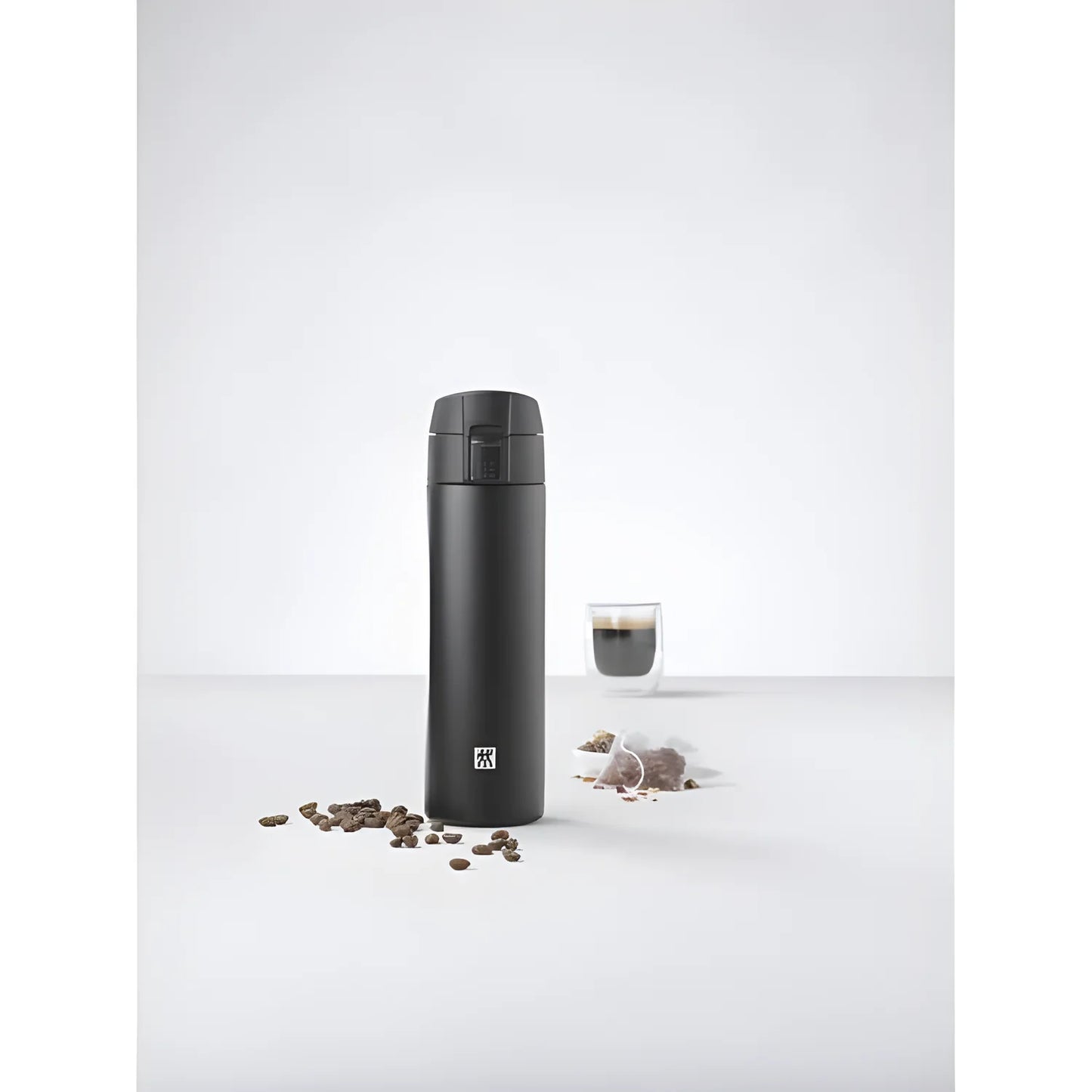 Zwilling Bottiglia Termica 450 ml – Acciaio Inox, Colore Nero
