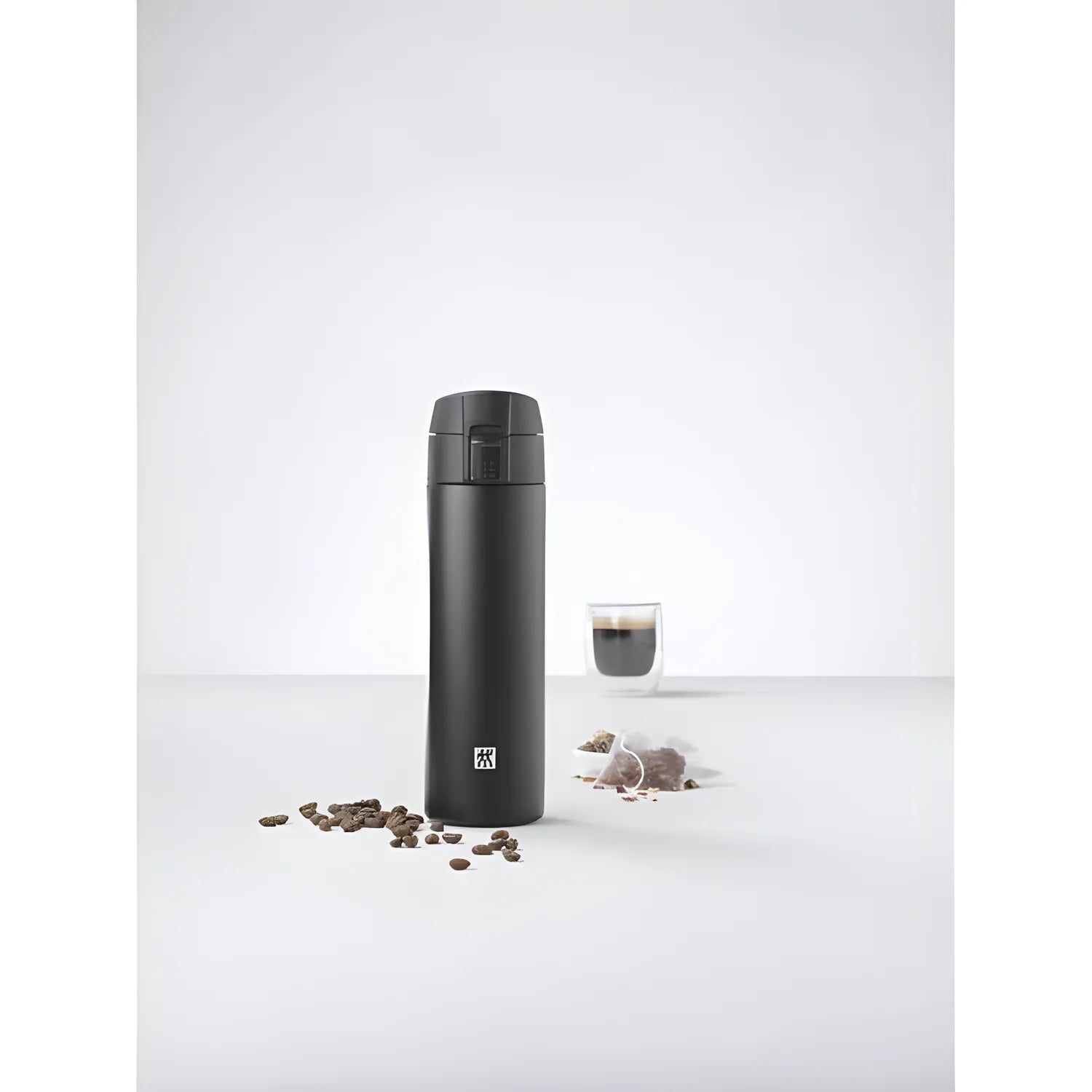 Zwilling Bottiglia Termica 450 ml – Acciaio Inox, Colore Nero