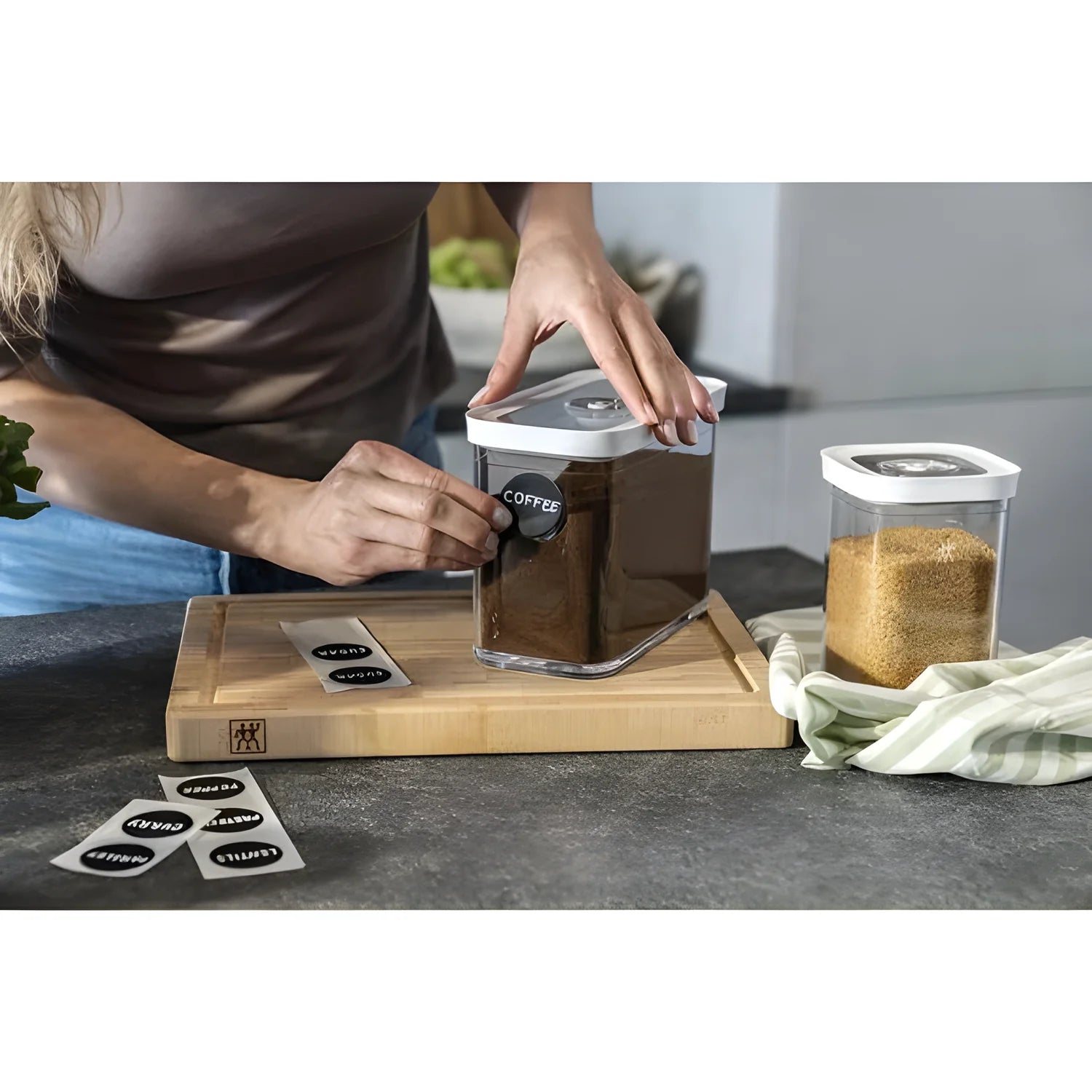 Zwilling Fresh & Save CUBE Set S – 6 Pezzi, Trasparente-Bianco, Art. 1026082