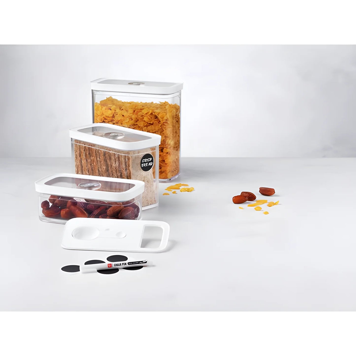 Zwilling Fresh & Save CUBE Set S – 6 Pezzi, Trasparente-Bianco, Art. 1026082