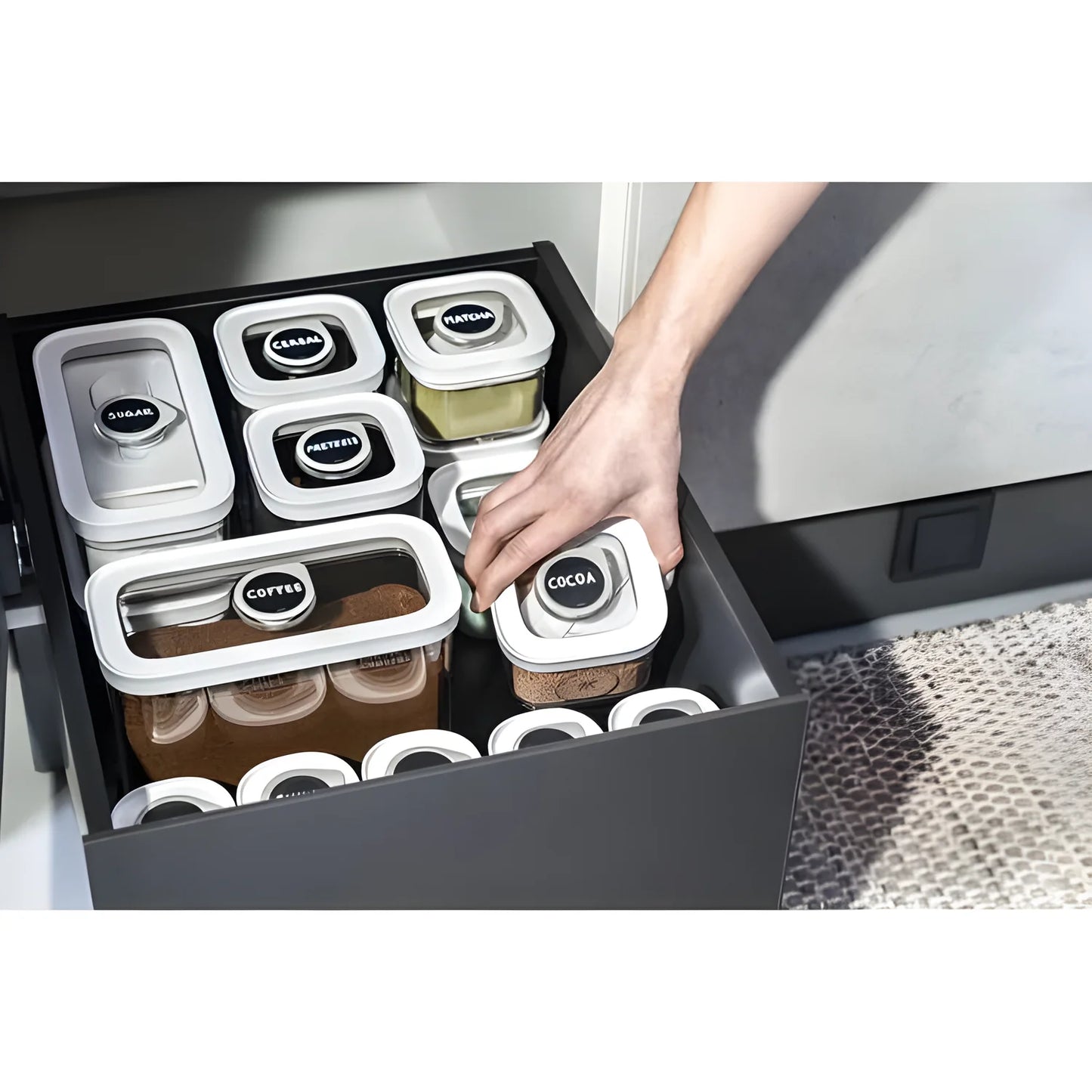 Zwilling Fresh & Save CUBE Set S – 6 Pezzi, Trasparente-Bianco, Art. 1026082