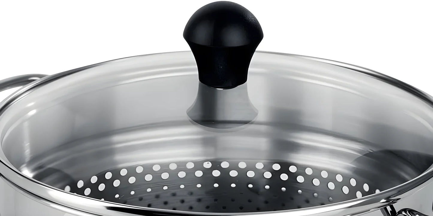 Lagostina pastaiola diametro 22 cm Lt 5 inox 18/10 no induzione