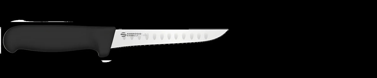 Sanelli Ambrogio coltello professionale da disosso stretto rigido alveolato Supra cm 16 SD97016