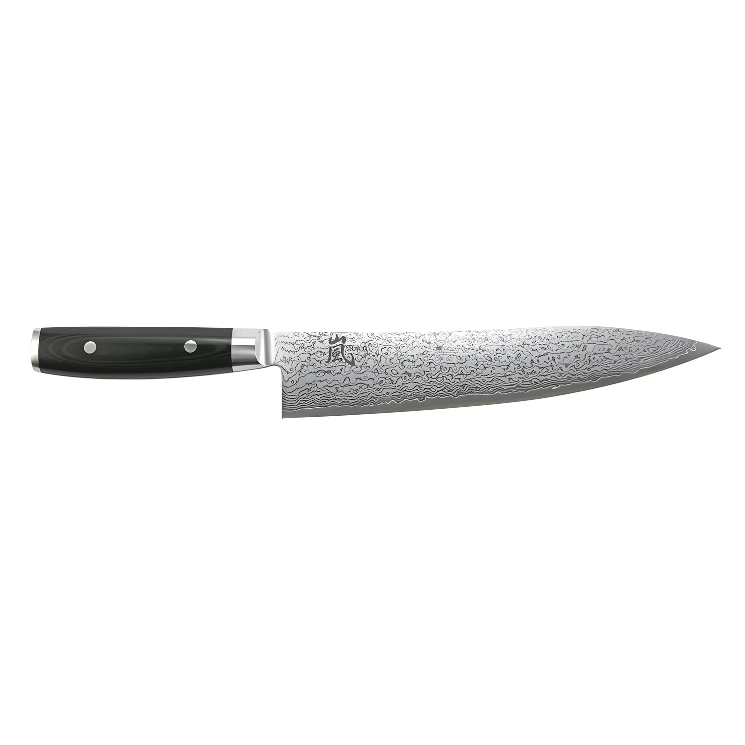 Yaxell RAN Coltello da Cuoco Lama 24 cm – Acciaio VG10 61 HRC, 69 Strati Damasco