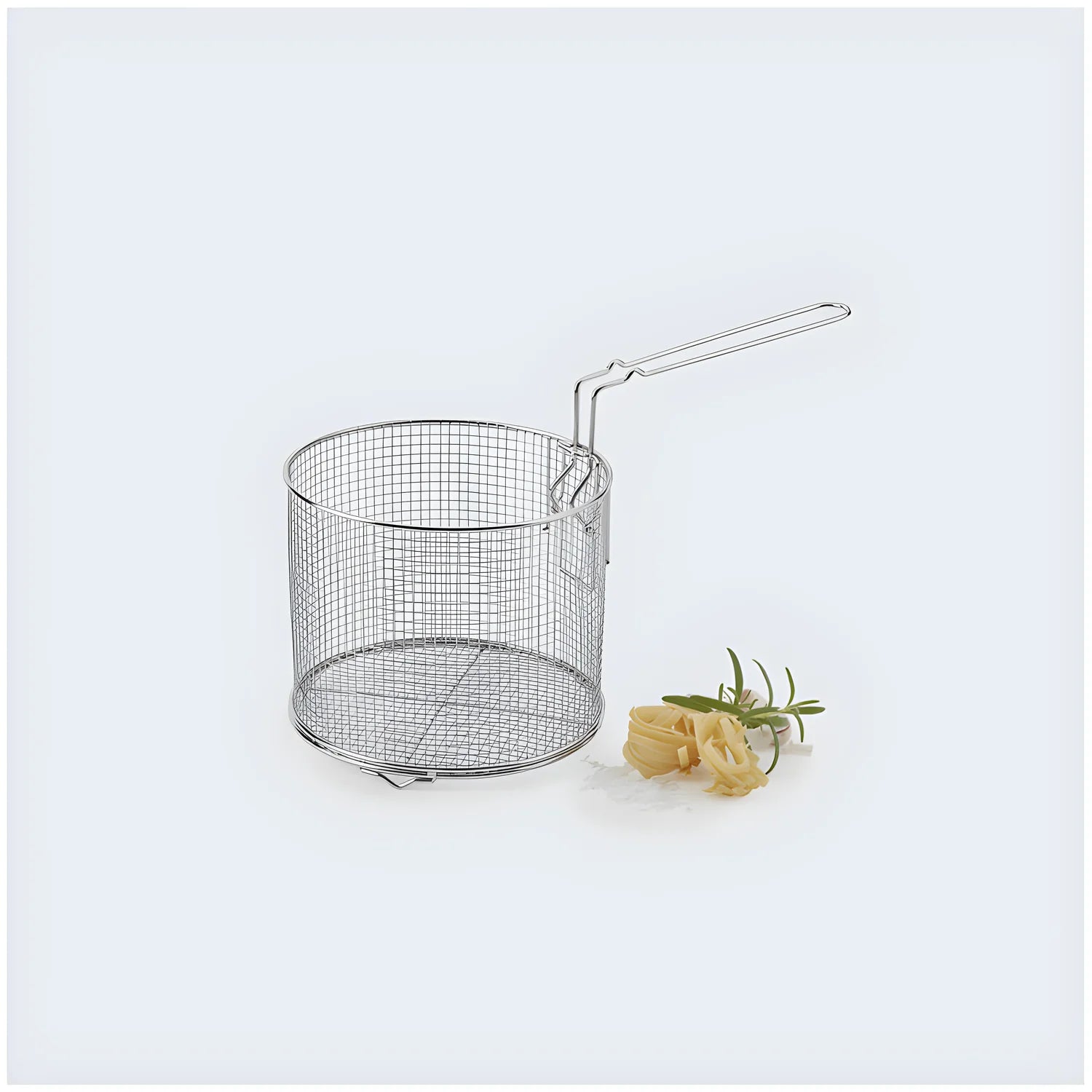 Scanpan cestello frittura TechnIQ in acciaio inox manico laterale rimovibile salvaspazio Ø 20 x 15,5 cm