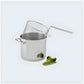 Scanpan cestello frittura TechnIQ in acciaio inox manico laterale rimovibile salvaspazio Ø 20 x 15,5 cm