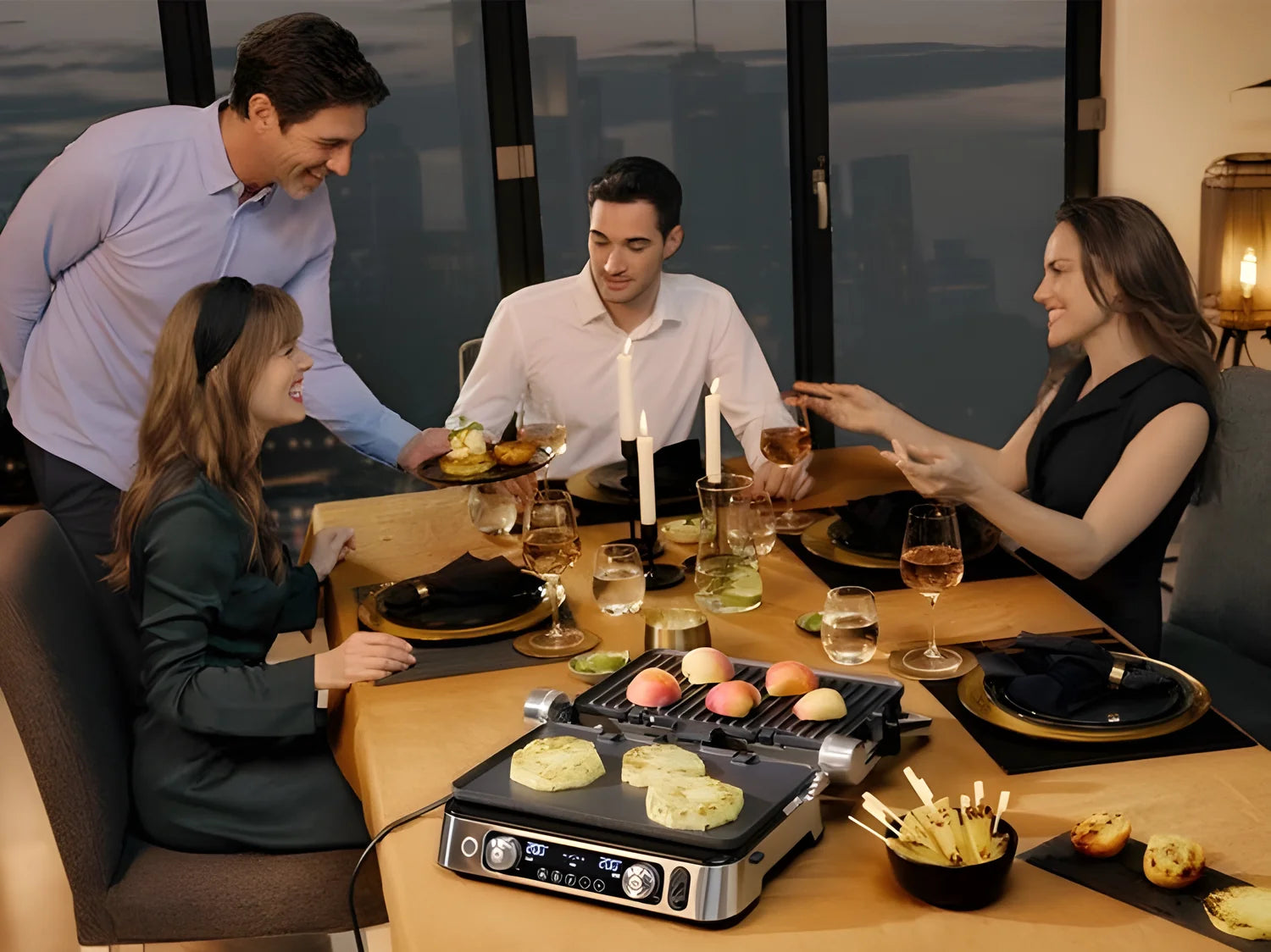 Braun Griglia a contatto MultiGrill 9 Pro CG 9160 Nero/Acciaio