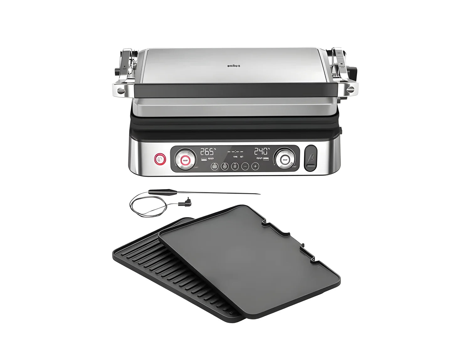 Braun Griglia a contatto MultiGrill 9 Pro CG 9160 Nero/Acciaio