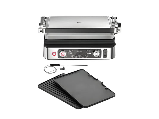 Braun Griglia a contatto MultiGrill 9 Pro CG 9160 Nero/Acciaio