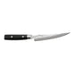 Yaxell ZEN Coltello per Dissossare Curvo Lama 15 cm – Acciaio VG10 61 HRC, 37 Strati Damasco Martellato