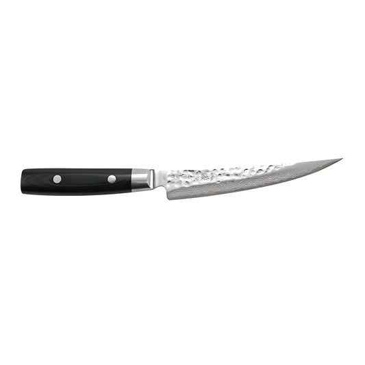 Yaxell ZEN Coltello per Dissossare Curvo Lama 15 cm – Acciaio VG10 61 HRC, 37 Strati Damasco Martellato
