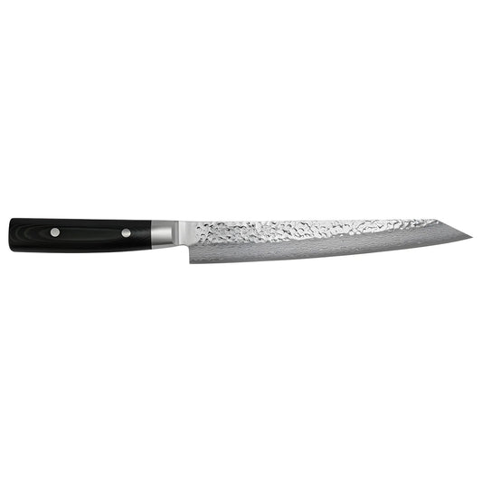 Yaxell ZEN Coltello per Filettare Lama 23 cm – Acciaio VG10 61 HRC, 37 Strati Damasco Martellato