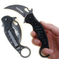 Fox KARAMBIT coltello chiudibile lama acciao inox N690Co black idroglider, manico G10 nero- 479