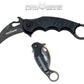 Fox KARAMBIT coltello chiudibile lama acciao inox N690Co black idroglider, manico G10 nero- 479