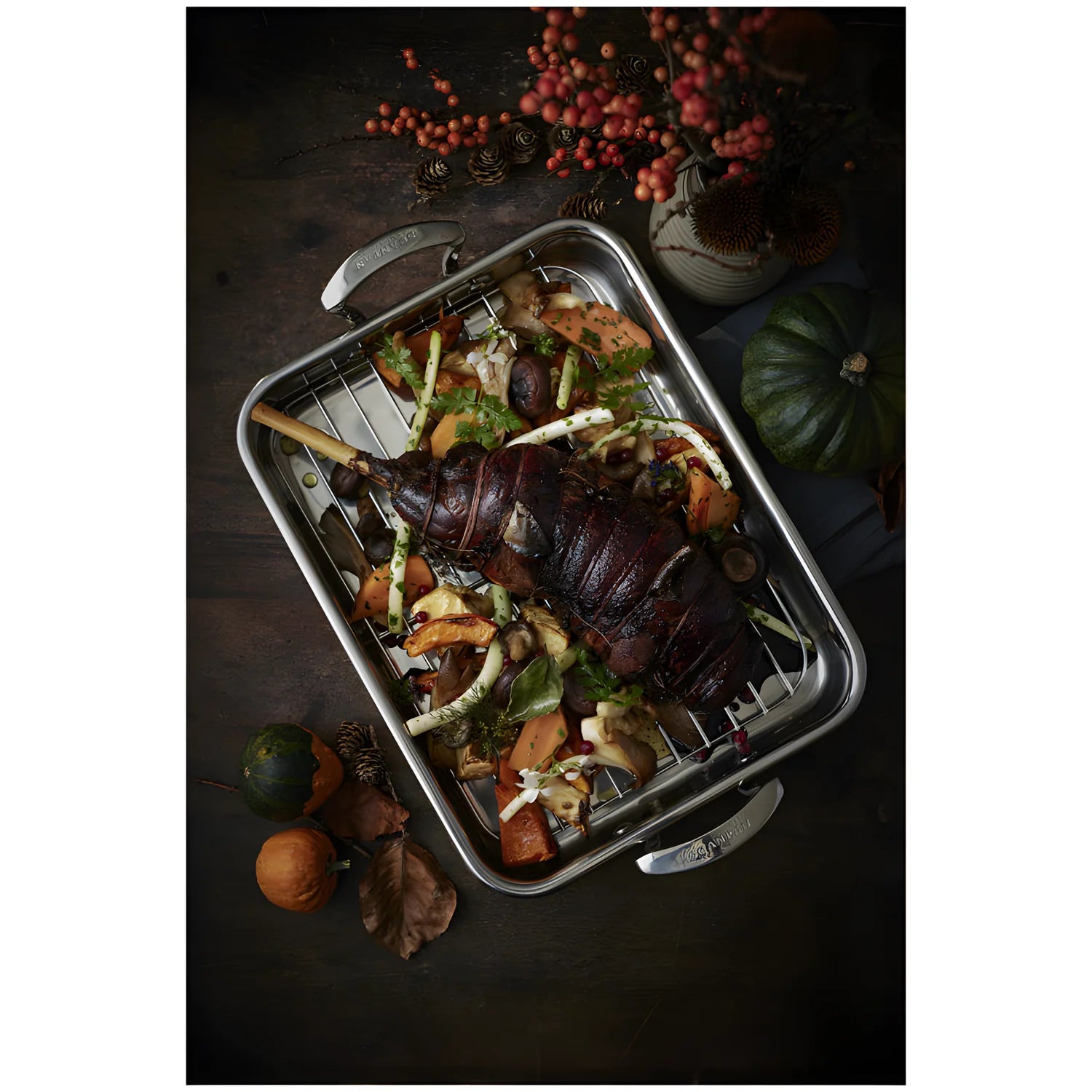 Scanpan teglia "Impact" con griglia in acciaio inox 18/10, adatta per induzione 43×28 cm 1186105