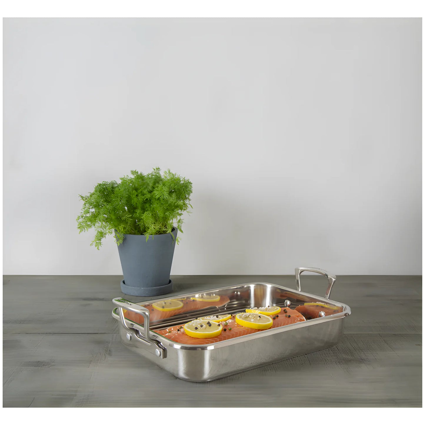 Scanpan teglia "Impact" con griglia in acciaio inox 18/10, adatta per induzione 43×28 cm 1186105