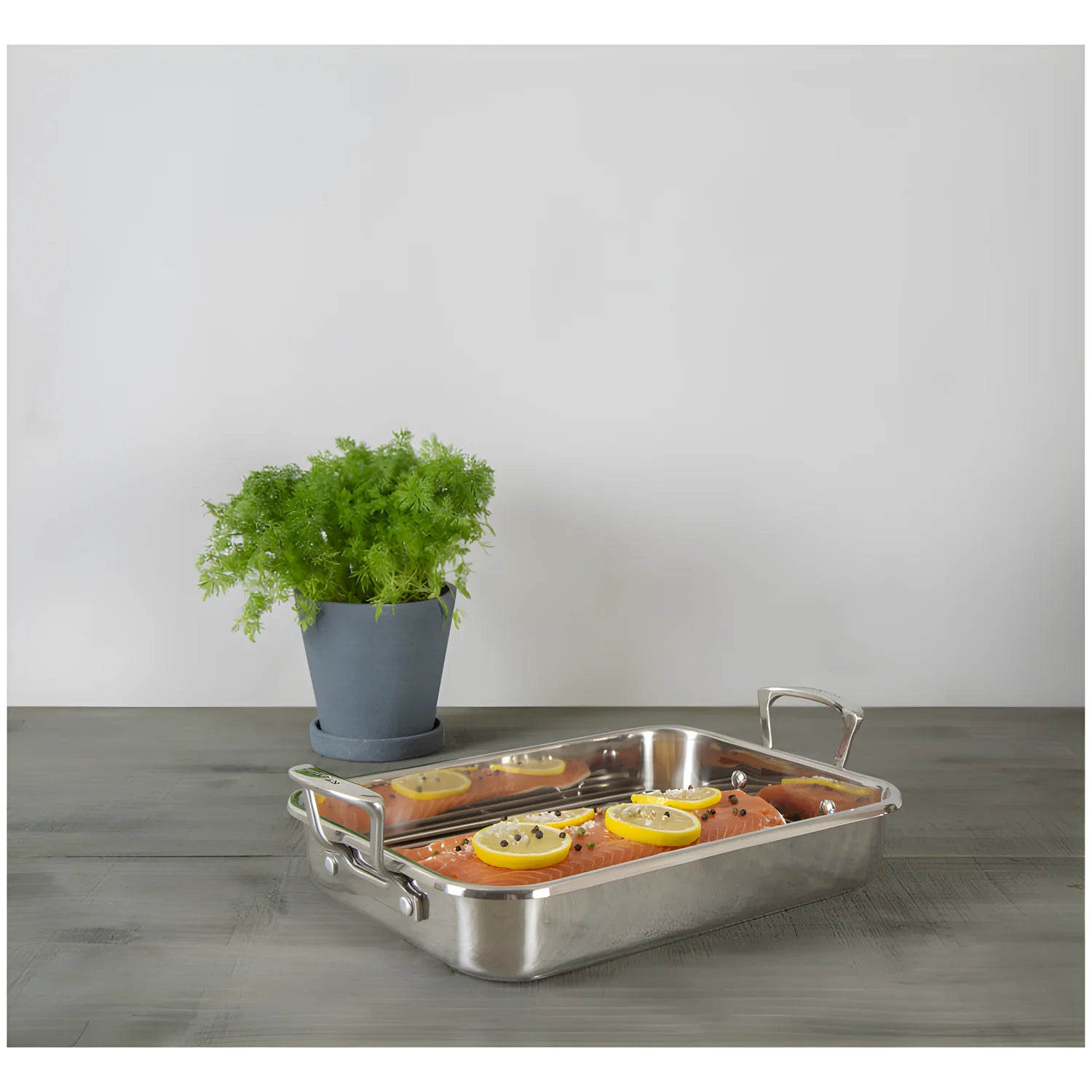 Scanpan teglia "Impact" con griglia in acciaio inox 18/10, adatta per induzione 43×28 cm 1186105