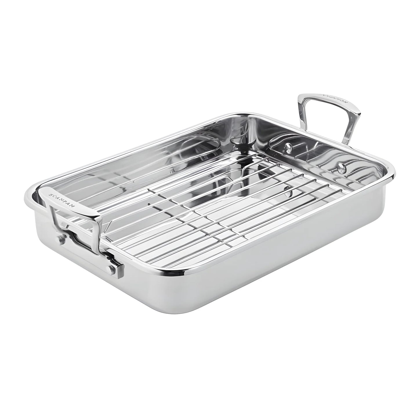 Scanpan teglia "Impact" con griglia in acciaio inox 18/10, adatta per induzione 43×28 cm 1186105