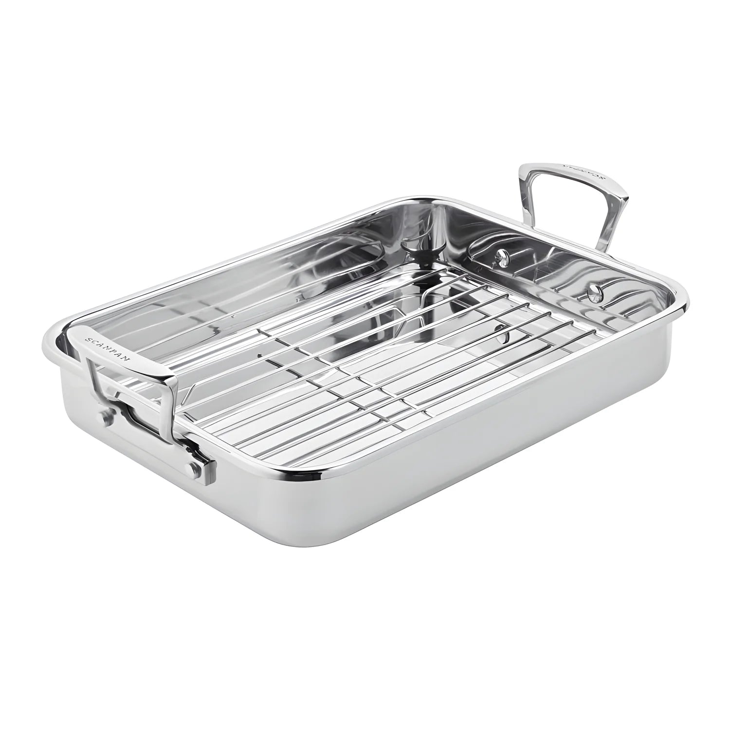 Scanpan teglia "Impact" con griglia in acciaio inox 18/10, adatta per induzione 43×28 cm 1186105