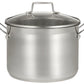 Pentola alta "IMPACT" adatta ad induzione con coperchio in vetro cm Ø24x17,8 / L 7,2 1136124