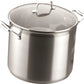 Pentola alta "IMPACT" adatta ad induzione con coperchio in vetro cm Ø24x17,8 / L 7,2 1136124