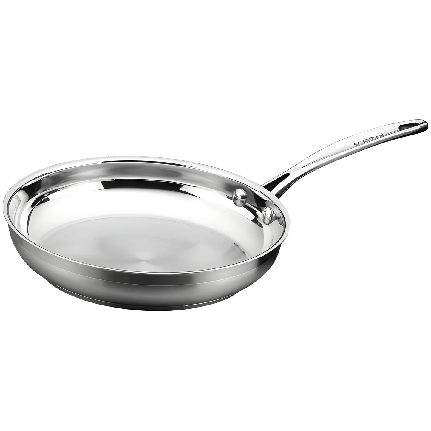Scanpan Impact Set 2 Padelle Ø20 + Ø28 cm | Acciaio Inox 18/10, Induzione, Forno 250°C