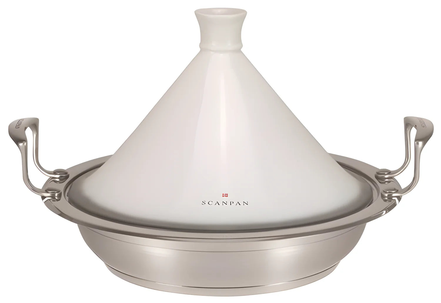 Scanpan Tajine "IMPACT" adatta ad induzione con coperchio in ceramica a cono cm Ø28 - 1320326