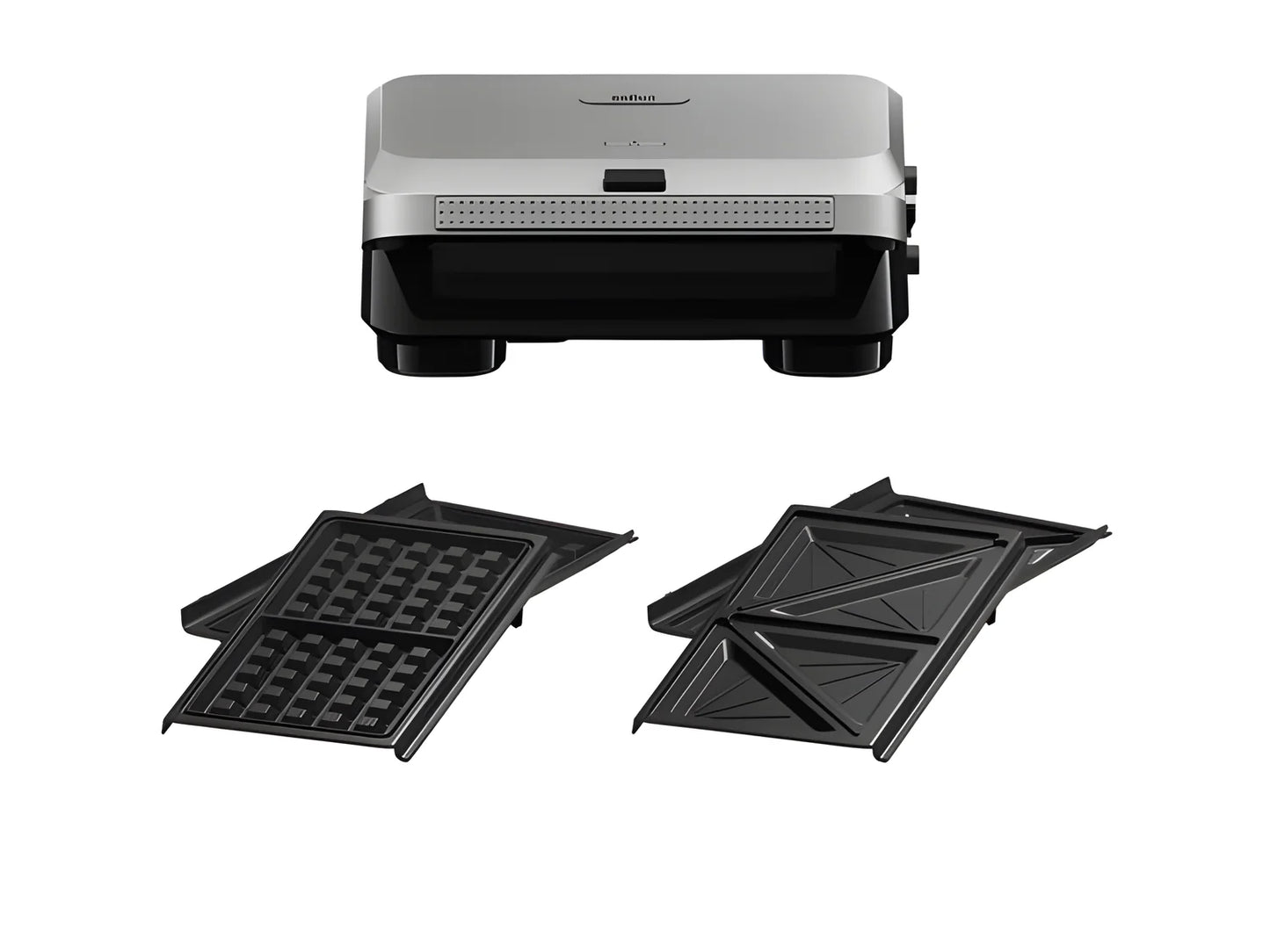 Braun SnackMaker 5 per sandwich e waffle toast SM5005 Argento