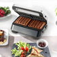 Braun SnackMaker 5 per sandwich e waffle toast SM5005 Argento