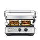 Sage grigia elettrica The BBQ & Press Grill Brushed Stainless Steel SGR700