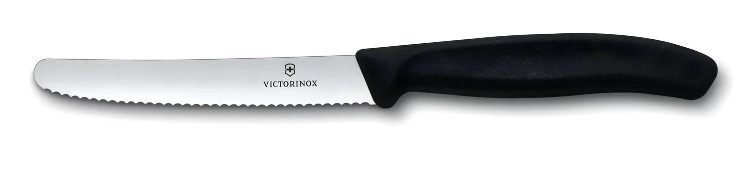 Victorinox da tavola classic ondulato nero 11 cm 6.78 33