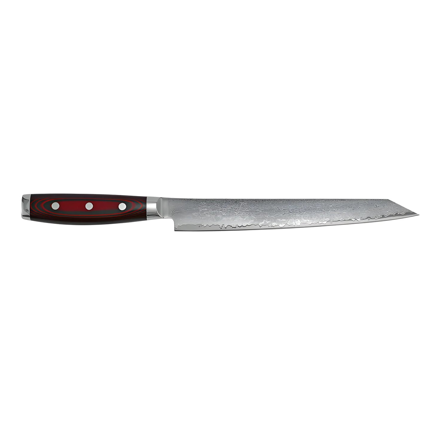 Yaxell Super GOU Coltello Sushi Sashimi Lama 23 cm – Acciaio SG2 63 HRC, 161 Strati Damasco