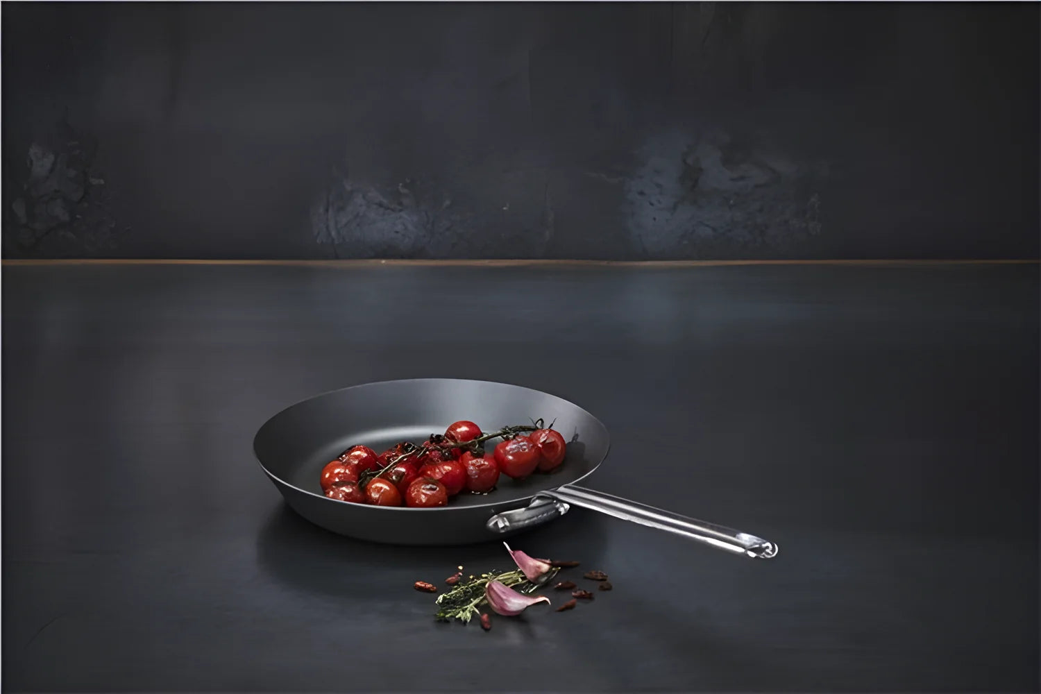 Scanpan padella in acciaio al carbonio "Black Iron" cm Ø26x8 antiaderente per sempre