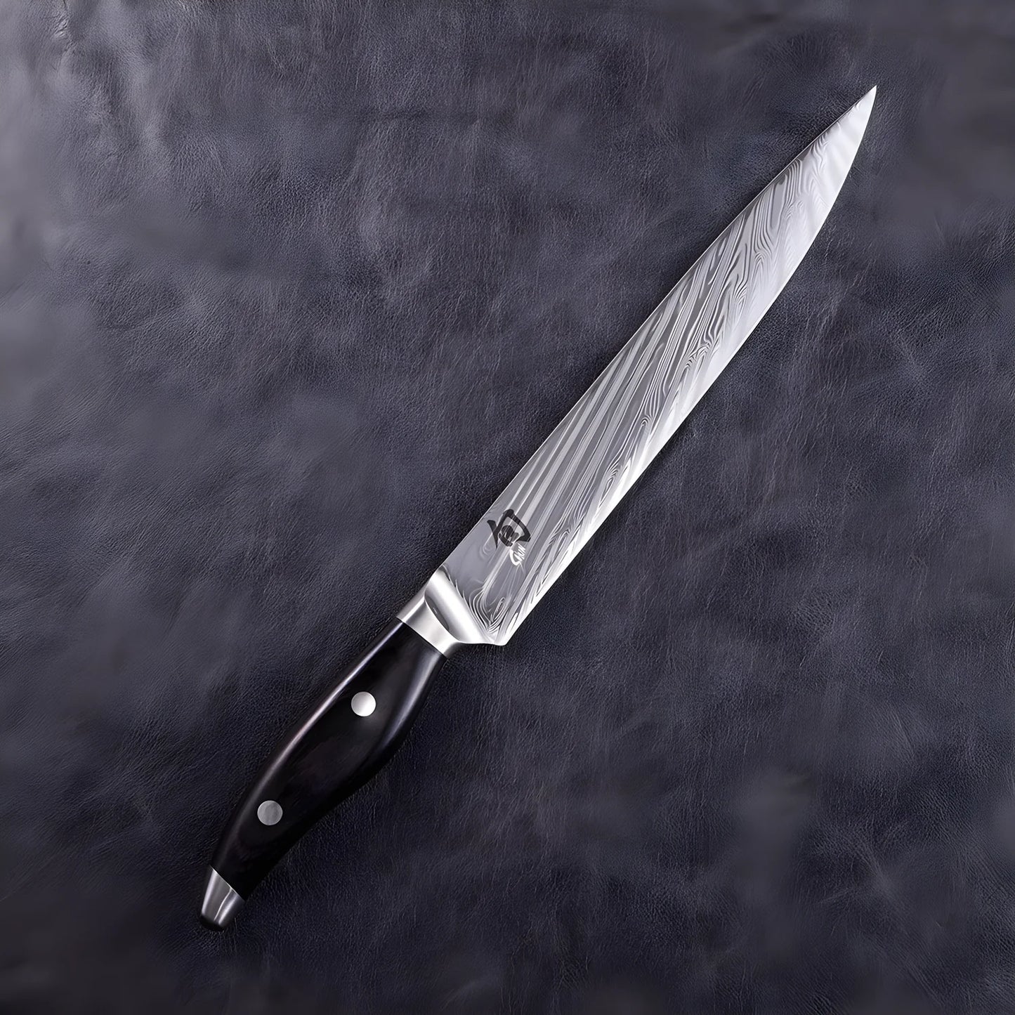 Kai Shun Nagare Black Coltello damascato trinciante stretto cm 23 NDC-0704S