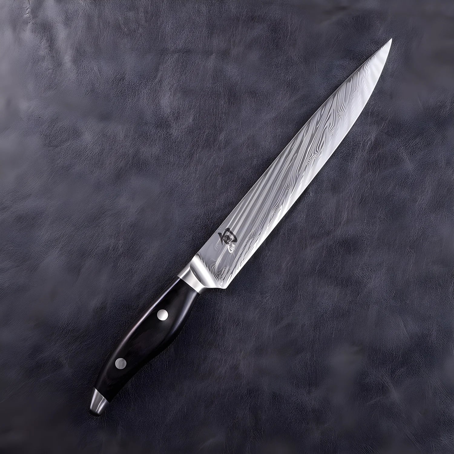 Kai Shun Nagare Black Coltello damascato trinciante stretto cm 23 NDC-0704S