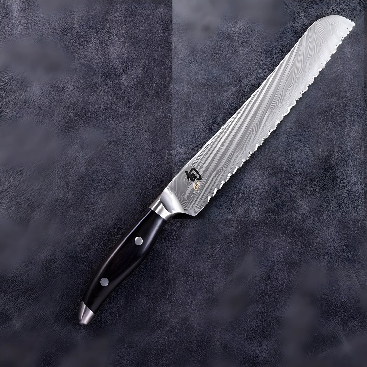 Kai Shun Nagare Black Coltello damascato da pane cm 23 NDC-0705S