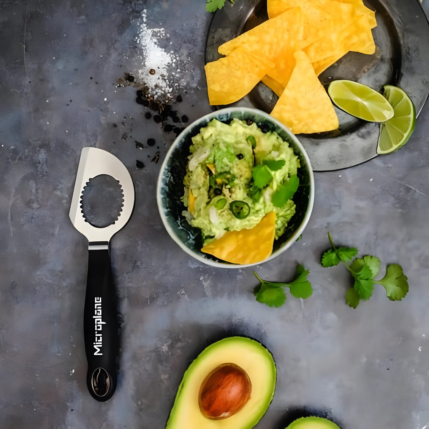 Microplane 3 in 1 Affetta Avocado affetta cucchiaio snocciola 48071
