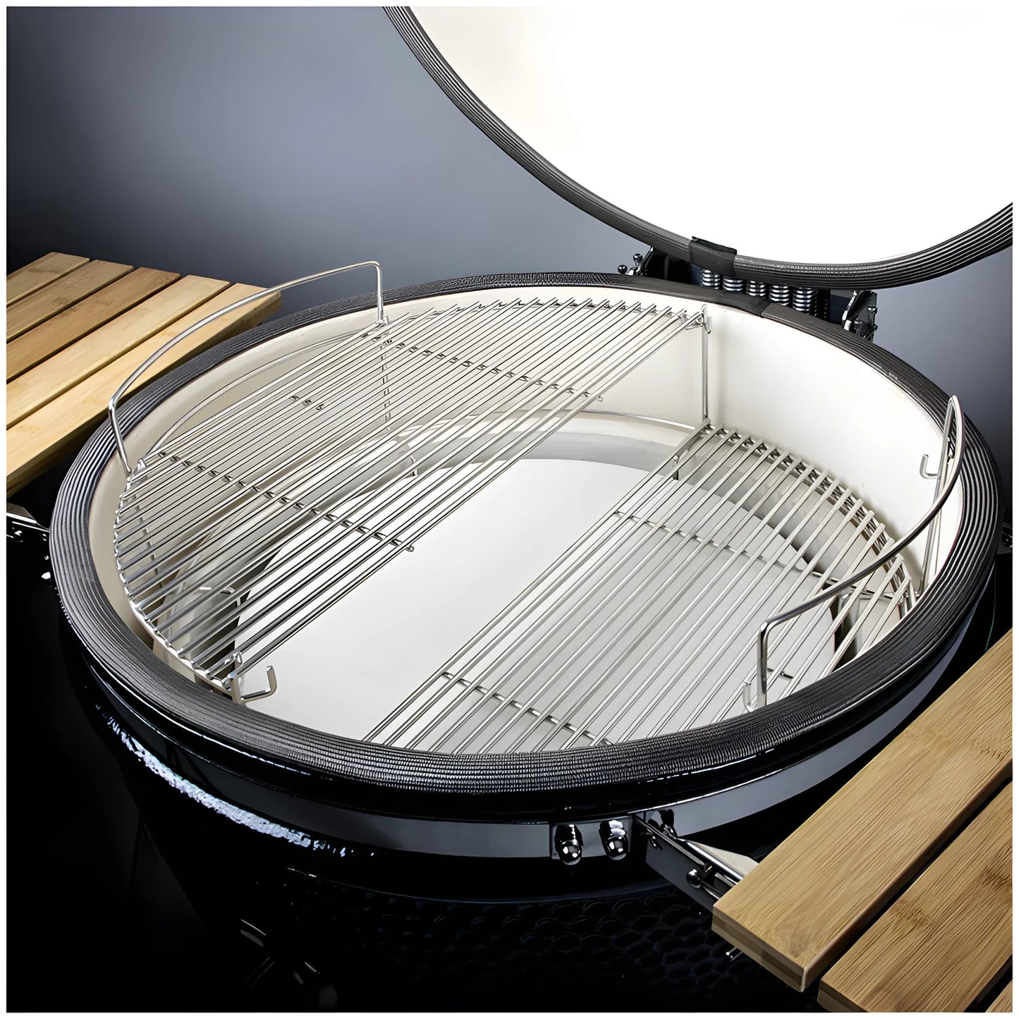 Kamado xxlarge completo"Yakiniku" per 12-15 persone cm ø 61 cm 143 x 133
