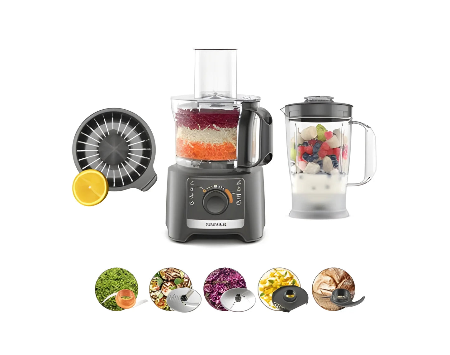 Kenwood Robot da cucina FDP31.360GY frullatore MultiPro Compact