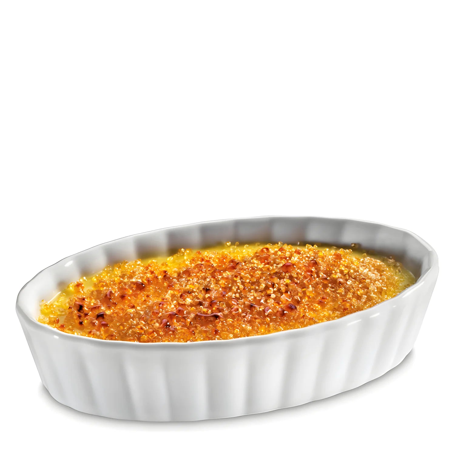 Set Creme Brulèe bruciatore professionale con piezo elettrico "Deluxe", 7 pezzi cm 15/ml 85